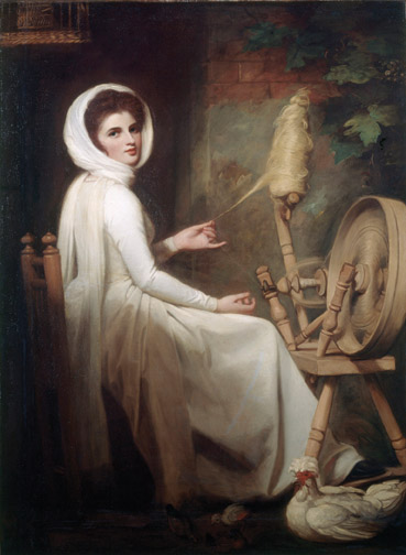 Emma Hart as The Spinstress ca.1784 by George Romney Kenwood House